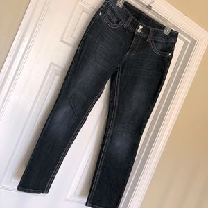 Dark Wash Straight Leg Jeans
